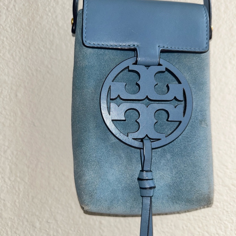 Tory Burch Miller Suede Phone Crossbody Bag